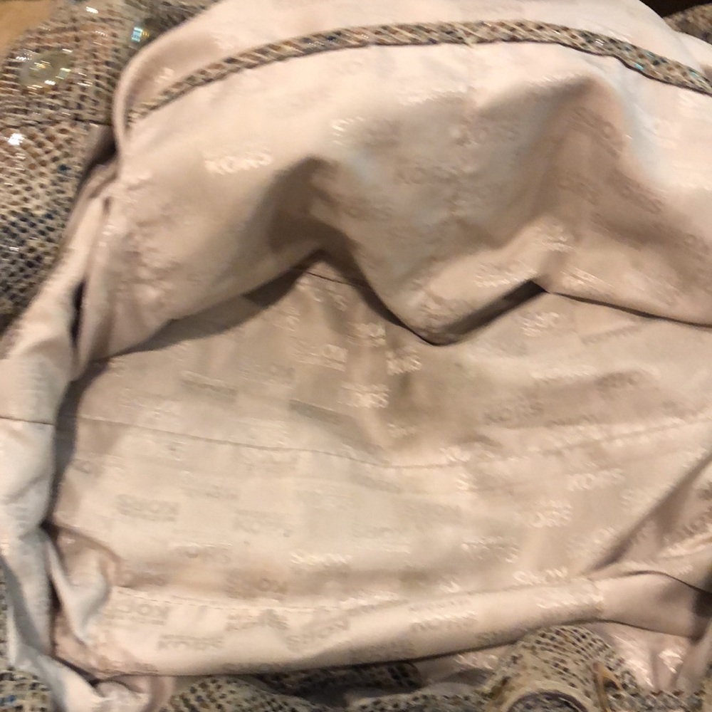 Michael Kors faux snakeskin studded grey bag - Picture 9 of 12